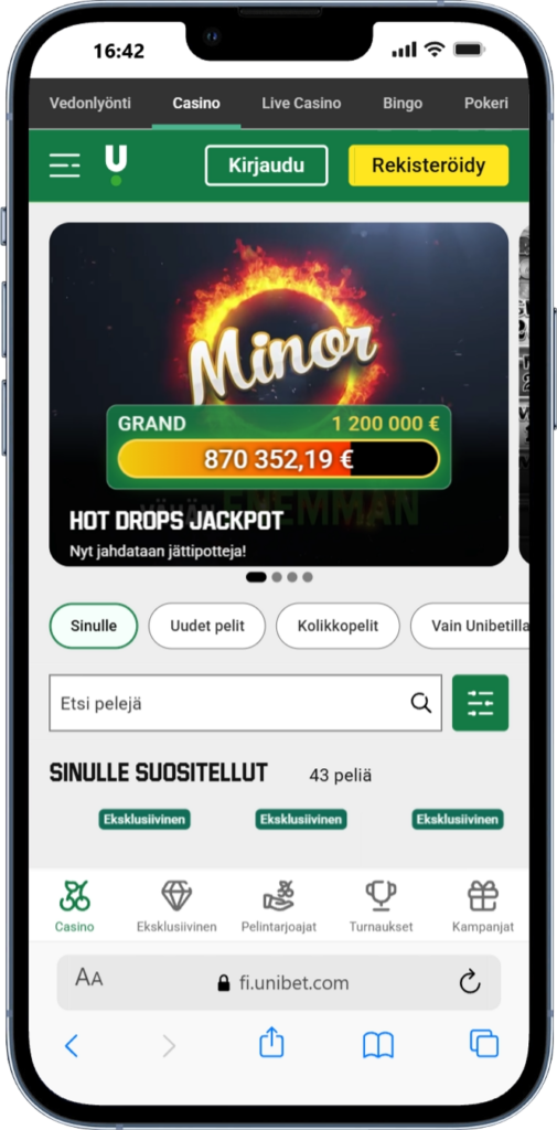 Unibet Mihin kannattaa kiinnittää huomiota sisarkasinoita vertaillessa